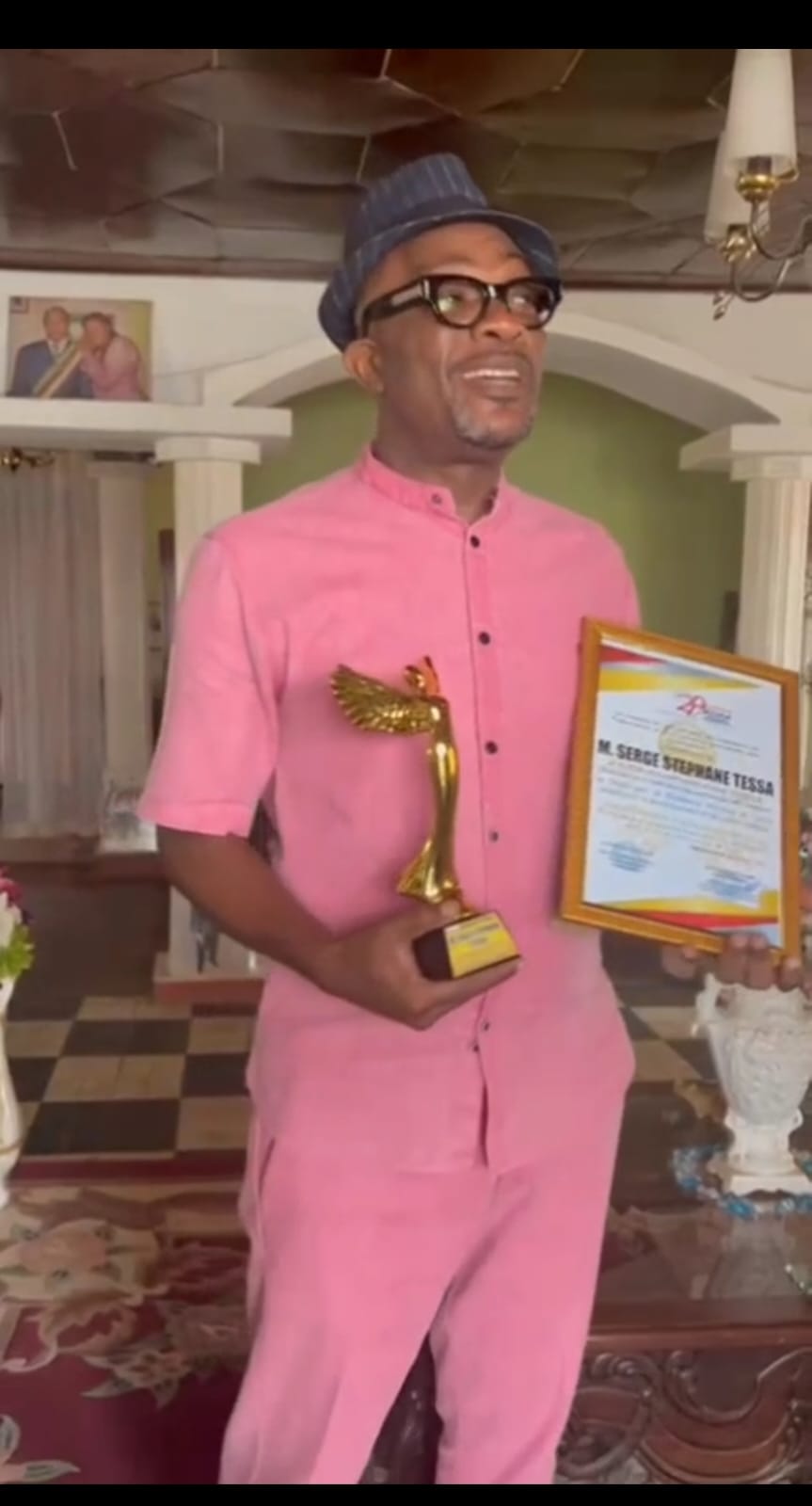Serge Baresi Tessa reçoit le Grand Prix de l'Excellence Africaine, Janvier 2025
